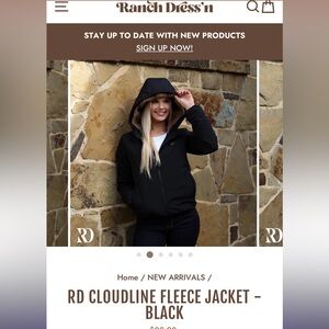 Ranch Dress’n Cloudline Women's Puffer Jacket - Black